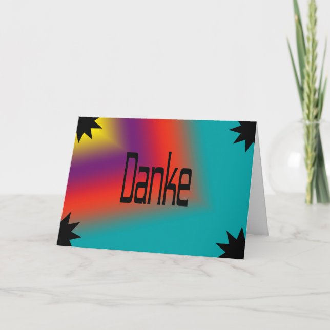 Tyskt tackkort (Framsida)