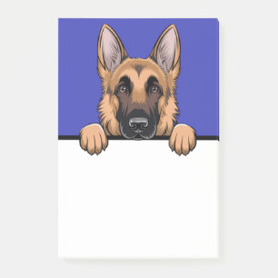 Tyskt vallhund Söt GSD Valp Hundälskare presenter Post-it Block