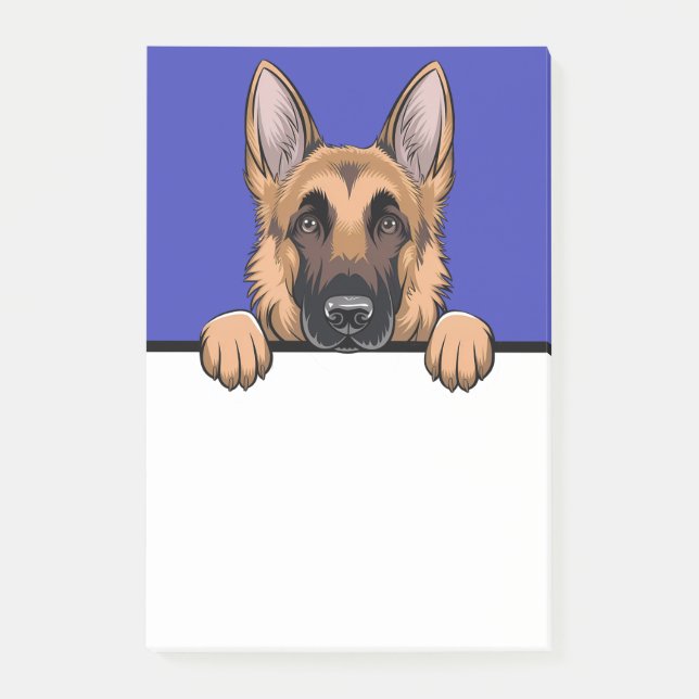 Tyskt vallhund Söt GSD Valp Hundälskare presenter Post-it Block (Framsida)