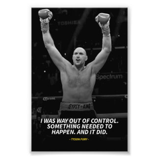 Tyson fury Photo Enlargement Fototryck