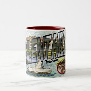 Tyst backe, Maine turist- mugg
