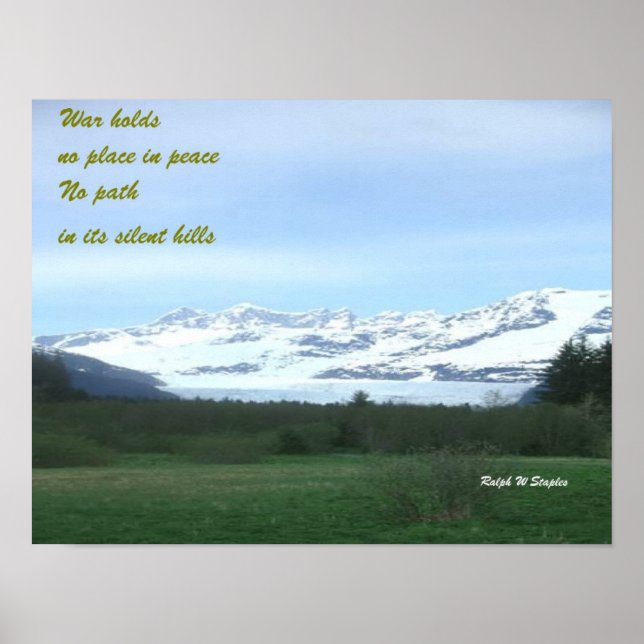 Tyst Backe,poster fred Poster (Framsidan)