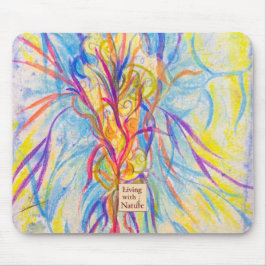 Tyst blomma - Logotyp av Anpassningsbar eller Namn Musmatta