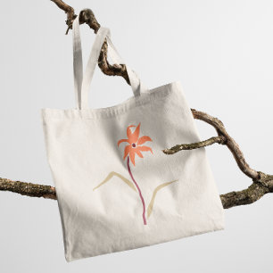 Tyst blomning solnedgång rodnad tygkasse