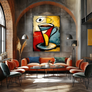 Tyst brygd — Samtidig abstrakt expressionism Poster