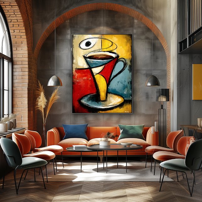 Tyst brygd — Samtidig abstrakt expressionism Poster (Skapare uppladdad)