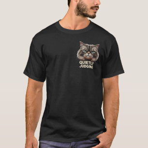 Tyst dömande Kat-nummer T Shirt