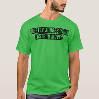 Tyst dömer Youstakin Movies-pojken T Shirt