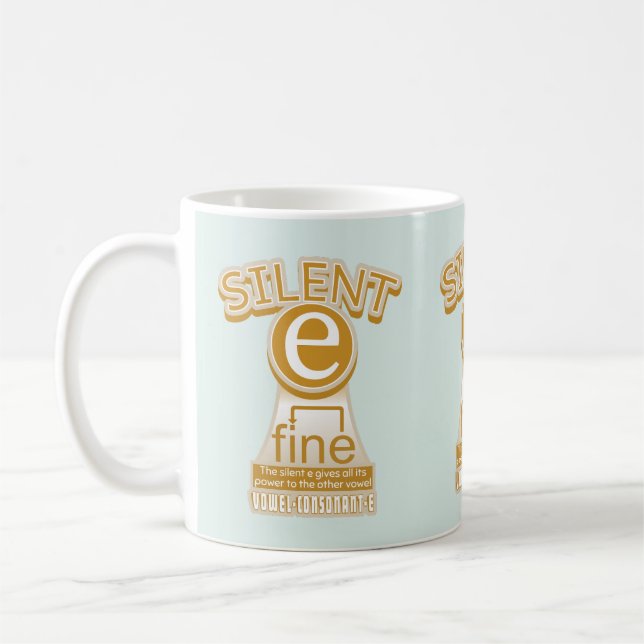 Tyst E-magiska E-fonitetsregel Kaffemugg (Vänster)