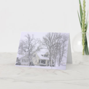 Tyst en vinter dag helgkort