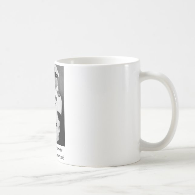 Tyst film ~ Gamla fotomonokle för Peanut Kaffemugg (Höger)