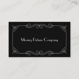 Tyst filma Intertitle Visitkort