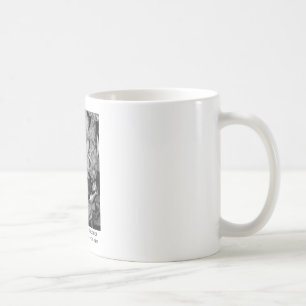Tyst filmfoto "som är bra henne är ut kall"! kaffemugg