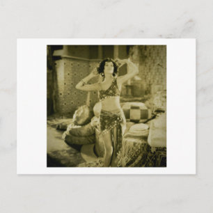 Tyst filmstilkort Era Beauty Sterevoview Card Vykort