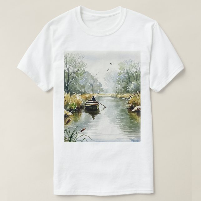 Tyst flod t shirt (Design framsida)