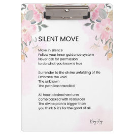 Tyst flytt - Uppmuntra Dikt Poetry