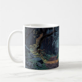 Tyst Förtrollad Skogs Viska Kaffemugg