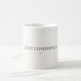 Tyst Förtröstan Minimalistisk Mugg