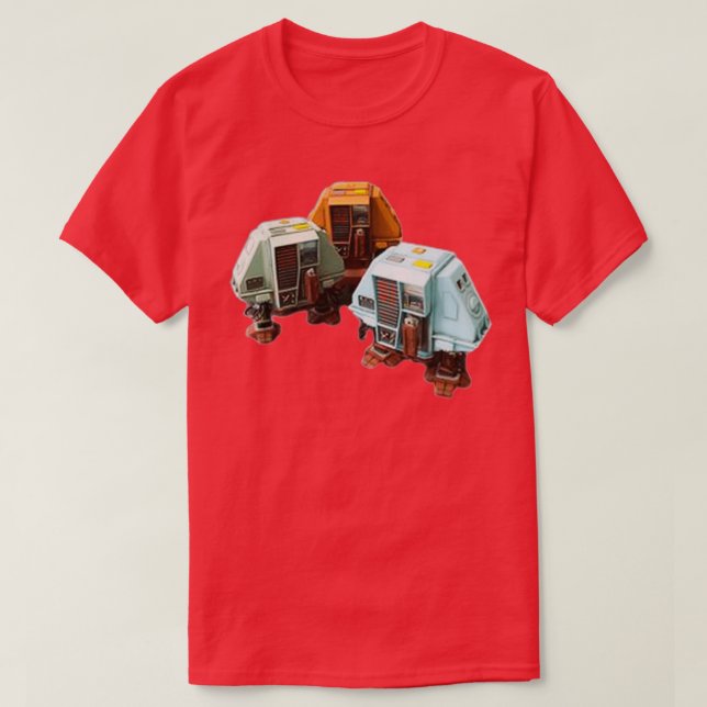 Tyst fungerande robotar  t shirt (Design framsida)