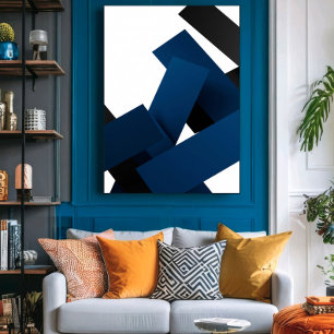 Tyst geometri canvastryck