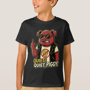 Tyst Ggy Sarksatisk Litisk Humor Rolig Design Gif T Shirt