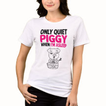 Tyst Gris Jag sover Rolig Söv T-Shirt