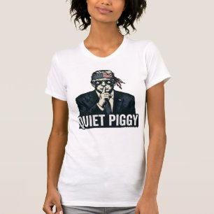 Tyst Gris Politisk Satir val  T Shirt