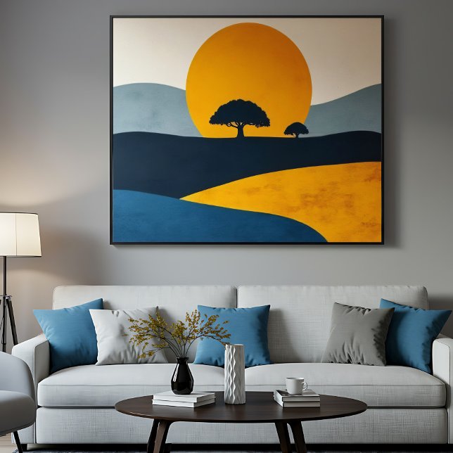 Tyst gryning canvastryck (Skapare uppladdad)