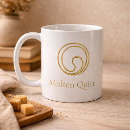 Tyst Guld Virvel Klassisk Mugg, 11 oz Kaffemugg