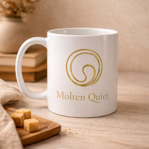 Tyst Guld Virvel Klassisk Mugg, 11 oz Kaffemugg