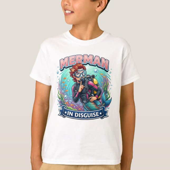 Tyst! Håll havets hemlighet T Shirt (Framsida)