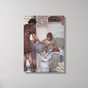 Tyst Hälsning (av Lawrence Alma-Tadema) Canvastryck