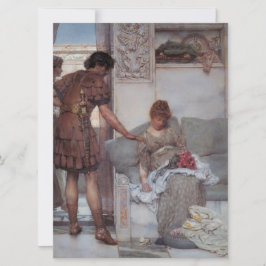 Tyst Hälsning (av Lawrence Alma-Tadema) Kort