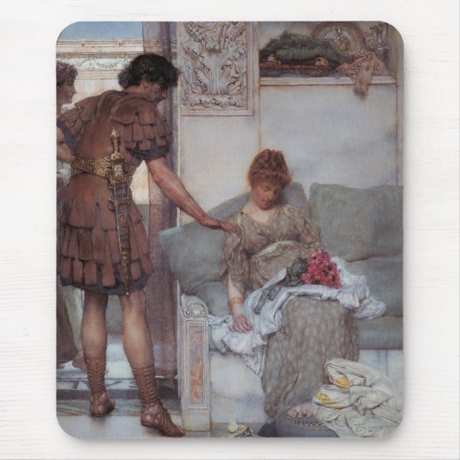 Tyst Hälsning (av Lawrence Alma-Tadema) Musmatta (Framsidan)