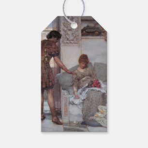Tyst Hälsning (av Lawrence Alma-Tadema) Presentetikett