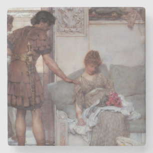 Tyst Hälsning (av Lawrence Alma-Tadema) Stenunderlägg