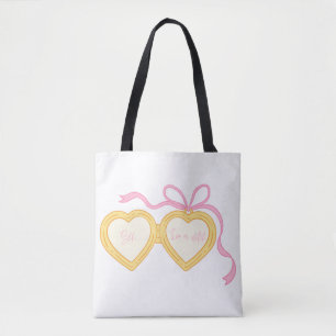Tyst… Jag är en häxa Locket-design   Söt rosa magi Tygkasse