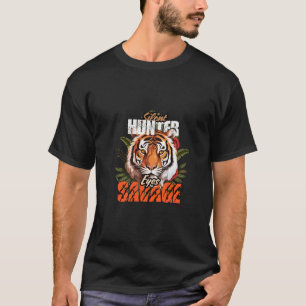 Tyst jägare Vilda ögon – Kraftfull Tiger Grafik T Shirt