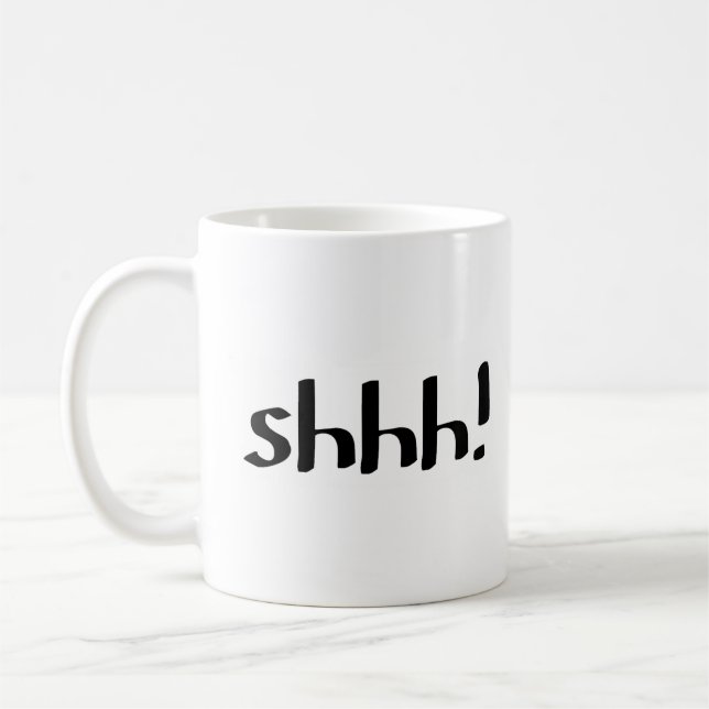 Tyst! Kaffemugg (Vänster)
