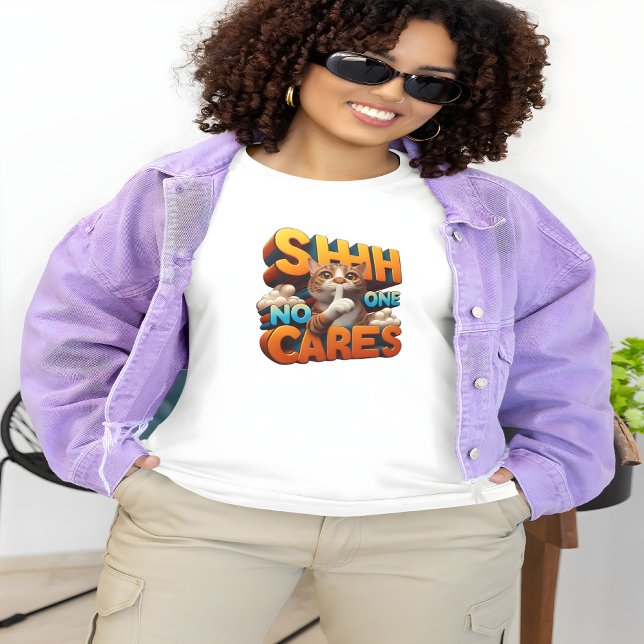 Tyst Kattdjur - ointresse T Shirt (Skapare uppladdad)