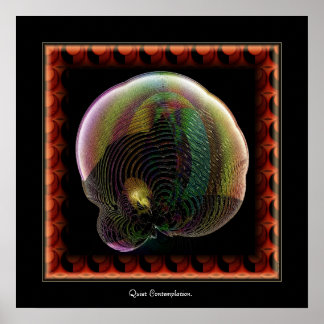 Tyst kontemplation. poster