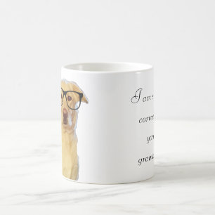 Tyst korrigera din grammatik kaffemugg