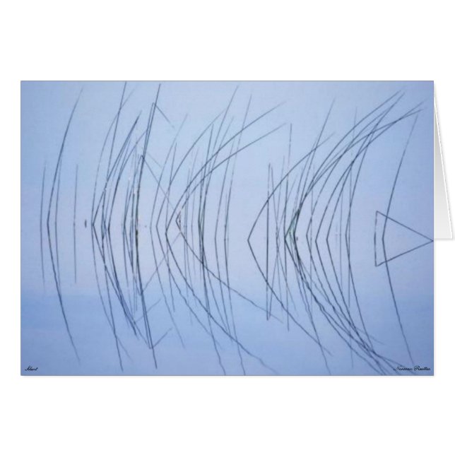 Tyst kort- hälsningskort (Framsidan Horizontal)