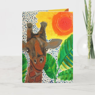 Tyst kung av bushvelden tack kort