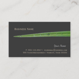 Tyst landskapsvarv av gräs visitkort