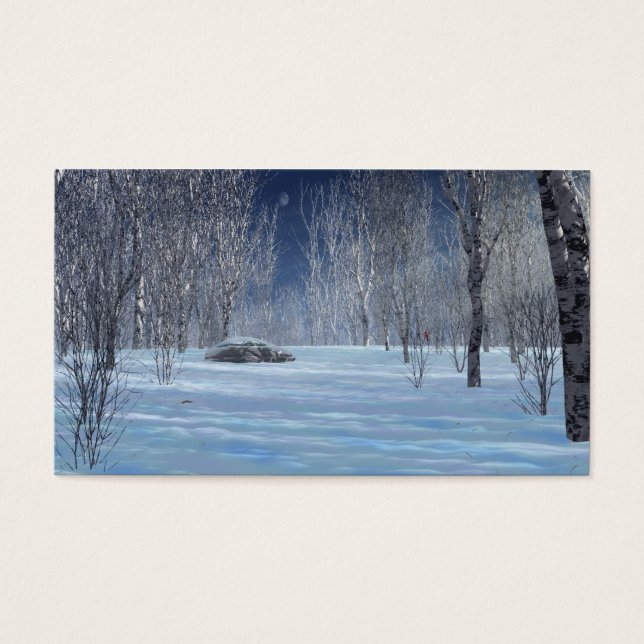 Tyst ljus Bokmärken Visitkort (Framsidan)