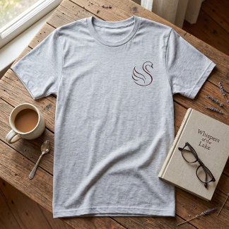 Tyst Lyx Minimalistisk Svantopp T-Shirt | Heath