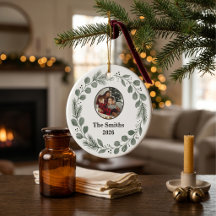 Tyst Lyx Sälggrön Familjefoto Jul
