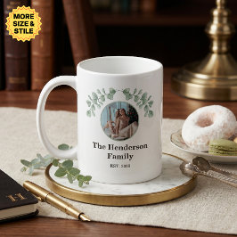 Tyst Lyx Sälggrön Foto Familj Etablerad Kaffemugg