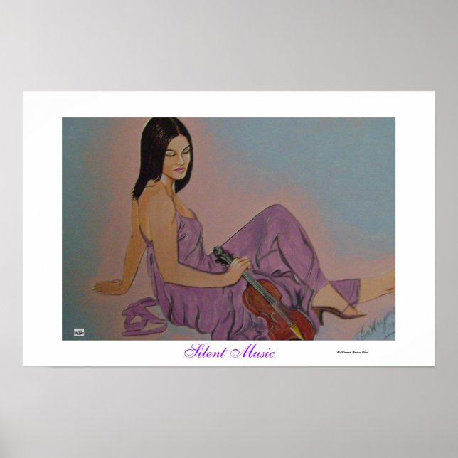 Tyst musik poster (Framsidan)